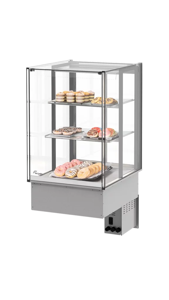 MCC Ambient serve over display 60 cm wide 3 shelves drop-in