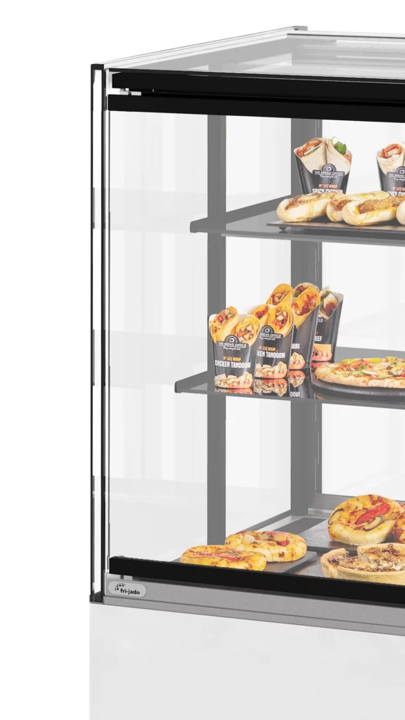 mccc hot self serve with doors 3 shelves