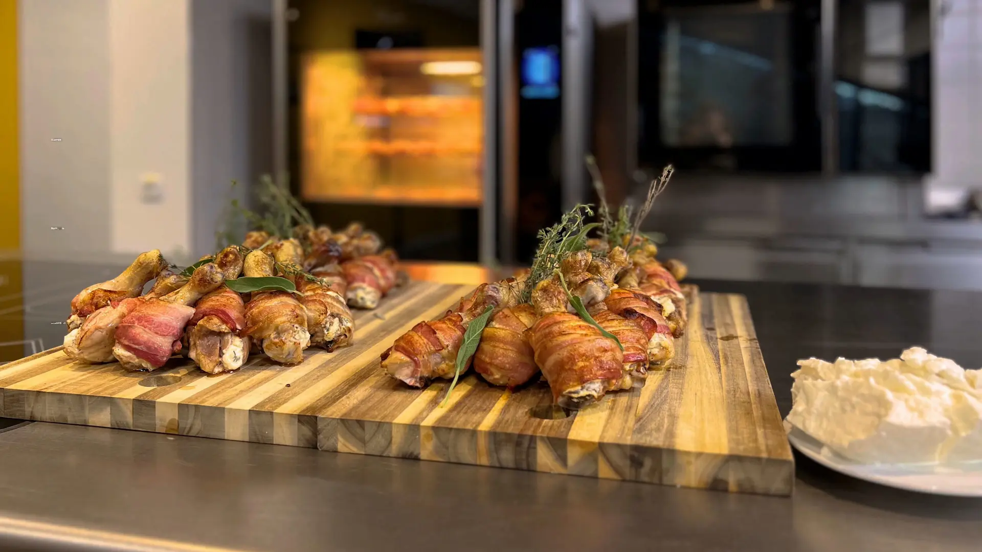 recipe stuffed rotisserie drumsticks wrapped in bacon