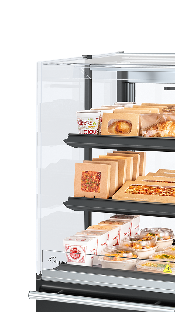 Fri-Jado MDD heated merchandiser 3-level