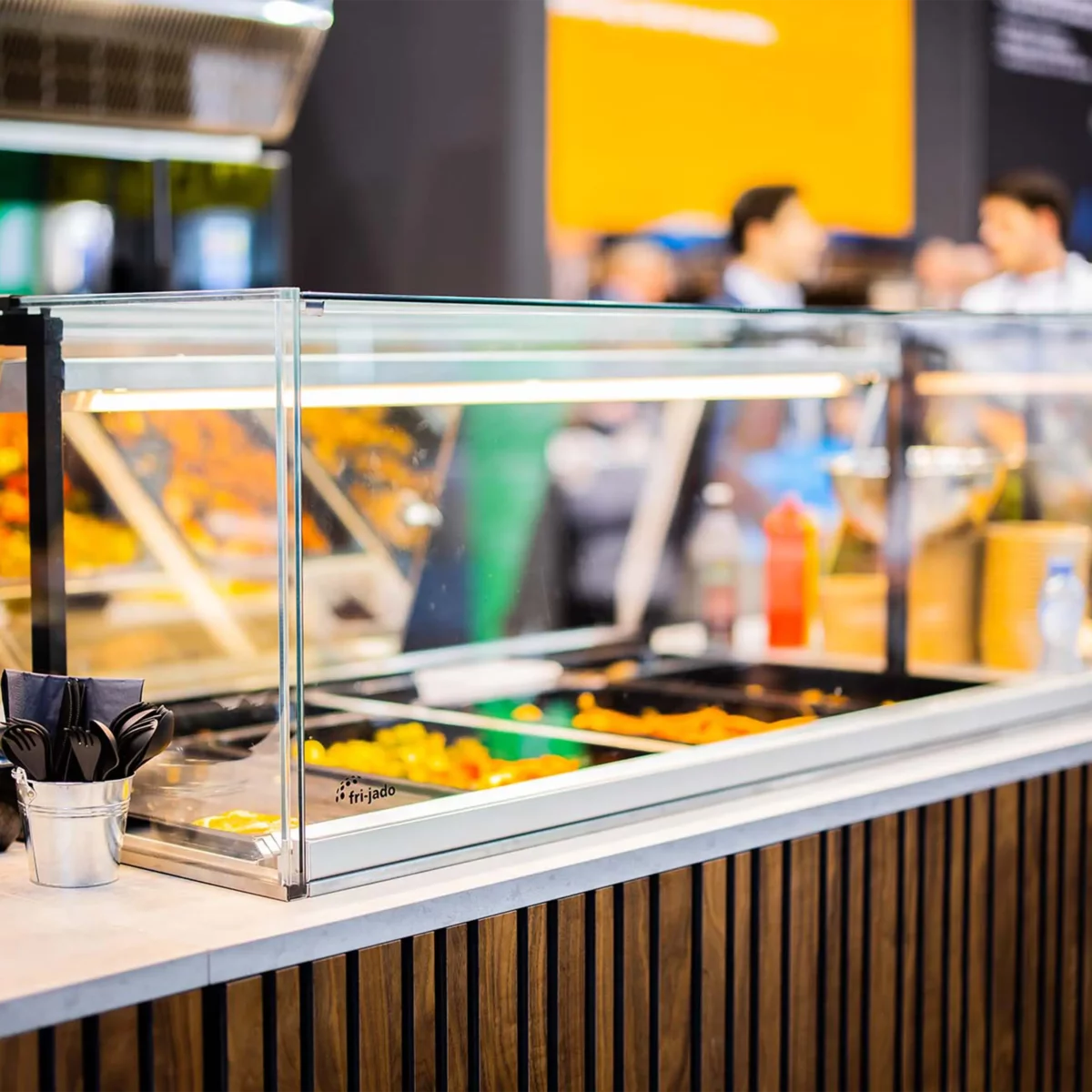 Fri-Jado Deli Counter Hot full serve drop-in at Euroshop