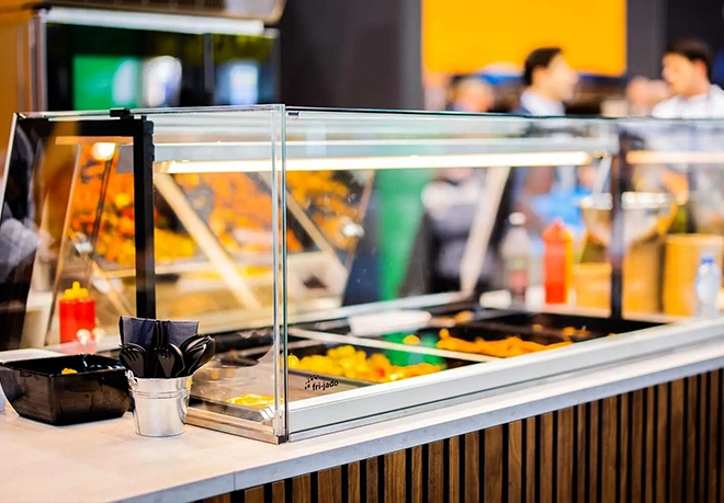 DC Hot Deli Counter at a tradeshow